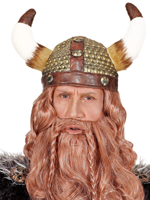 Vikingská Helma s Kožešinou