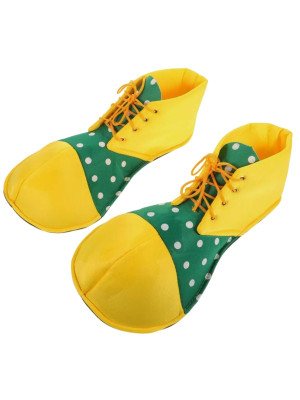 Klaunské Boty – žluto-zelené