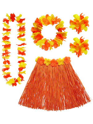 Havajský Set Oranžový – 5 ks