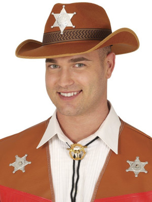 Klobouk pro Kovboje - Hnědý