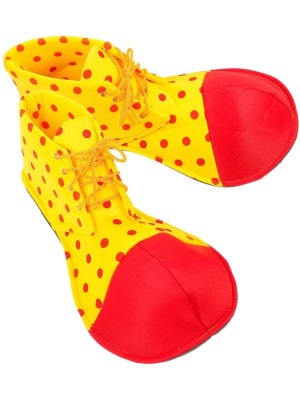 Klaunské Boty Žlutočervené