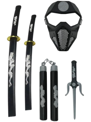 Orožje Ninja Bojevnik Lux 7-delni set