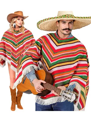Mexické Poncho Deluxe