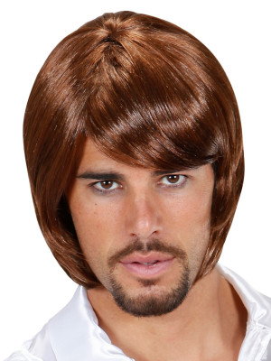 Hnědá Pánská Paruka Björn ABBA