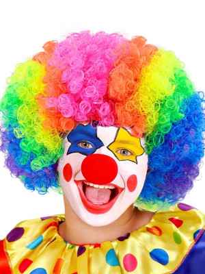Dětská Paruka Klaun Vícebarevná