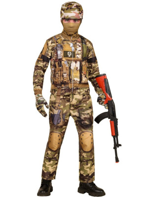Vojenský Dětský Kostým
