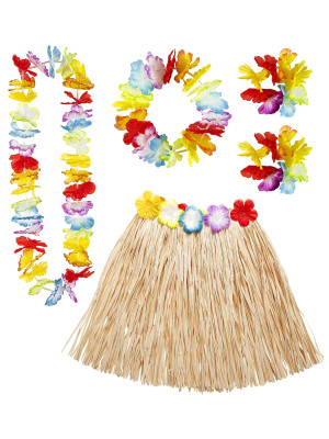 Havajský Set Natur – 5dílný – 40 cm