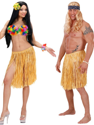 Havajská Sukně Natur 55 cm