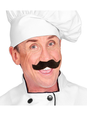 Umělý Nalepovací Černý Knír