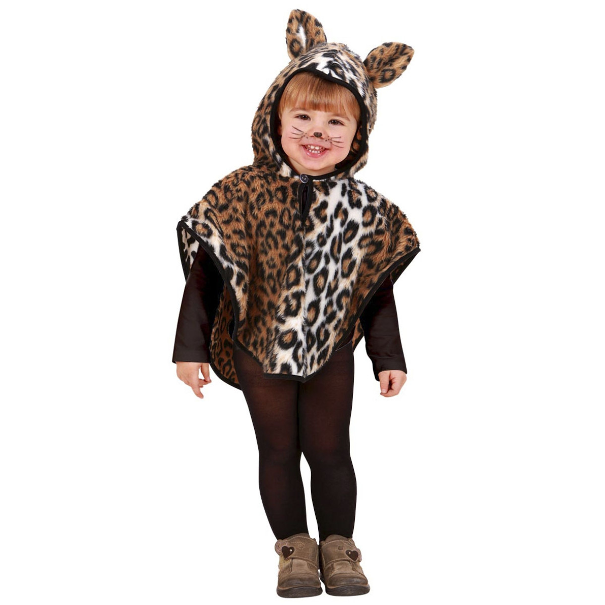 kostum pončo leopard