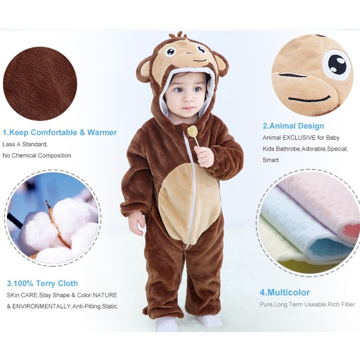 Kostum za Opico Otroski 74506