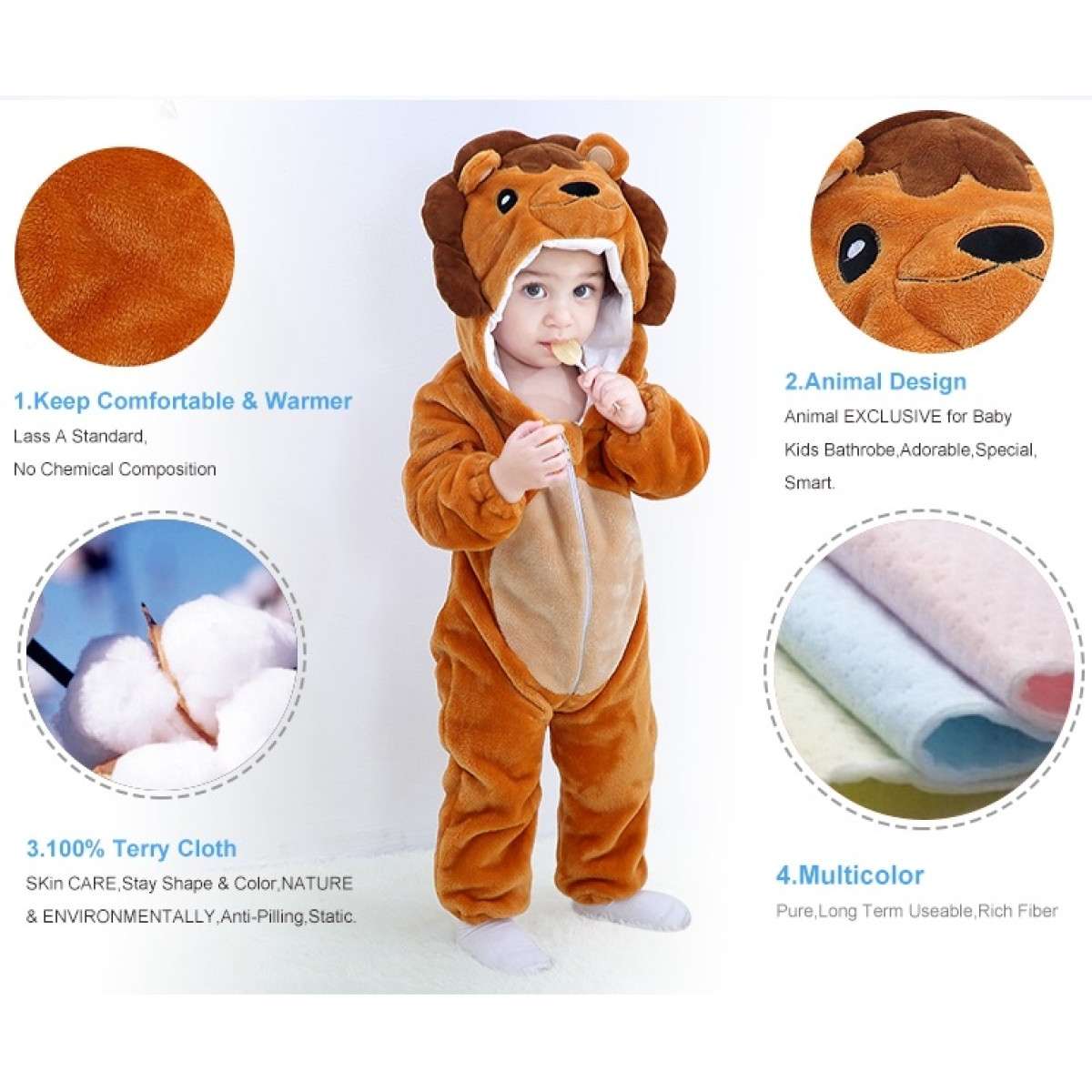 Otroski Pustni Kostum Levcek 74505