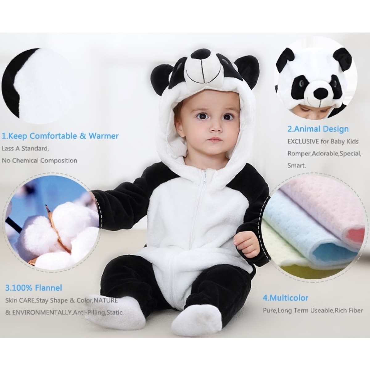 Otroski Kostum za Pando 74504